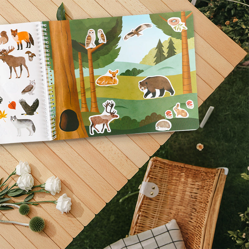 📕The Sticker Book That Builds Attention Spans – A Hands-On Journey Through Nature