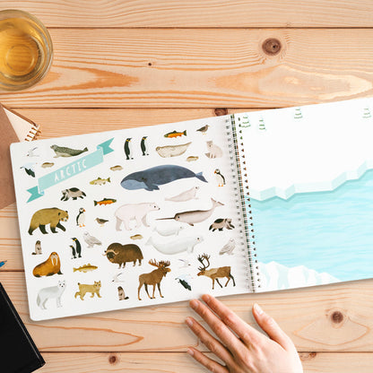 📕The Sticker Book That Builds Attention Spans – A Hands-On Journey Through Nature