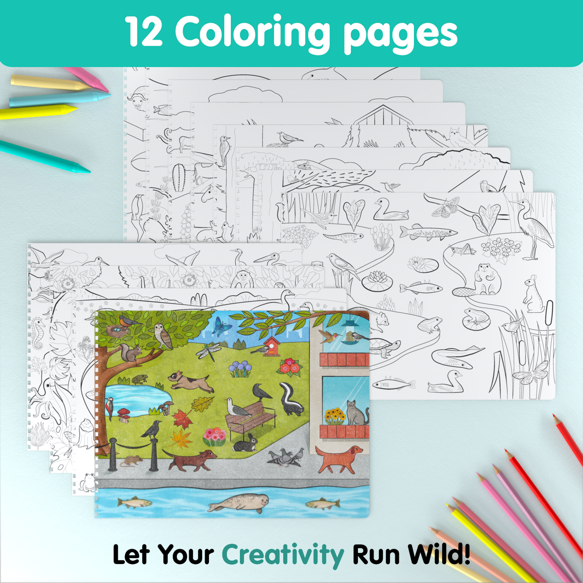 📕The Sticker Book That Builds Attention Spans – A Hands-On Journey Through Nature