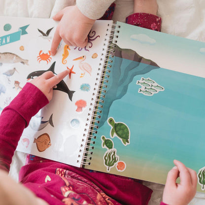 📕The Sticker Book That Builds Attention Spans – A Hands-On Journey Through Nature