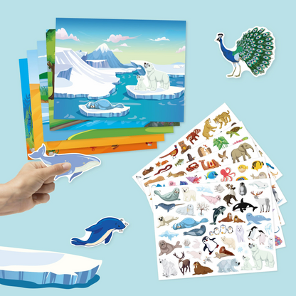 📕The Sticker Book That Builds Attention Spans – A Hands-On Journey Through Nature
