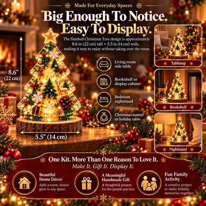 Christmas Resin Night Light DIY Kit – Handmade Glowing Holiday Keepsake
