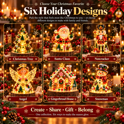 Christmas Resin Night Light DIY Kit – Handmade Glowing Holiday Keepsake