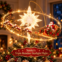 Santa's Triple Reindeer Starlight Flight