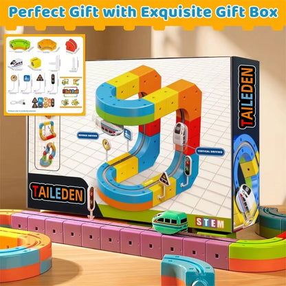 🚂🚂Magnetic Gravity-Defying Electric Track Car Toy