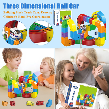 ✨Last Day 50% OFF✨🚂Magnetic Gravity-Defying Electric Track Car Toy