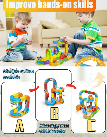 🚂🚂Magnetic Gravity-Defying Electric Track Car Toy
