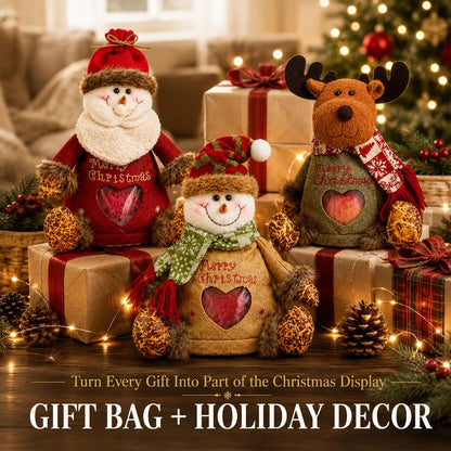 ⏳LAST DAY SALE !!✨🎅Christmas Gift Bags Zipper Design🎁