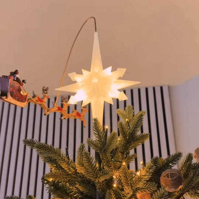 Bring Christmas Magic Home – Santa's Flying Sleigh & Shining Star! 🎅