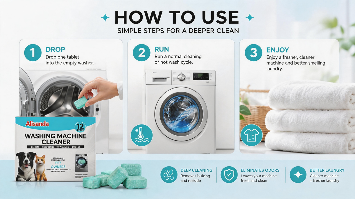 Velmiva Washing Machine Cleaner Tablets — Washer Care product image 5